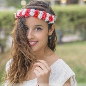 זר לראש - "סינדרלה אדום"